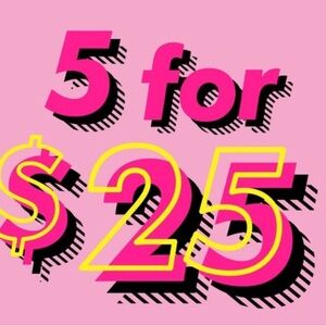 Search 5 for $25 - everything must go!